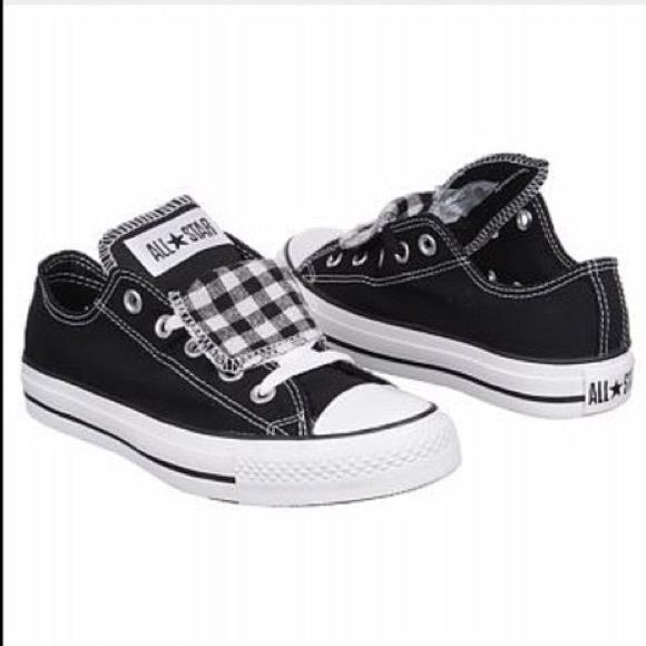 plaid converse womens